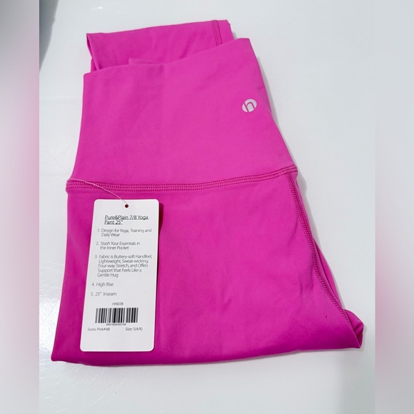 HeyNuts Women's Pink Leggings - Picture 4 of 4